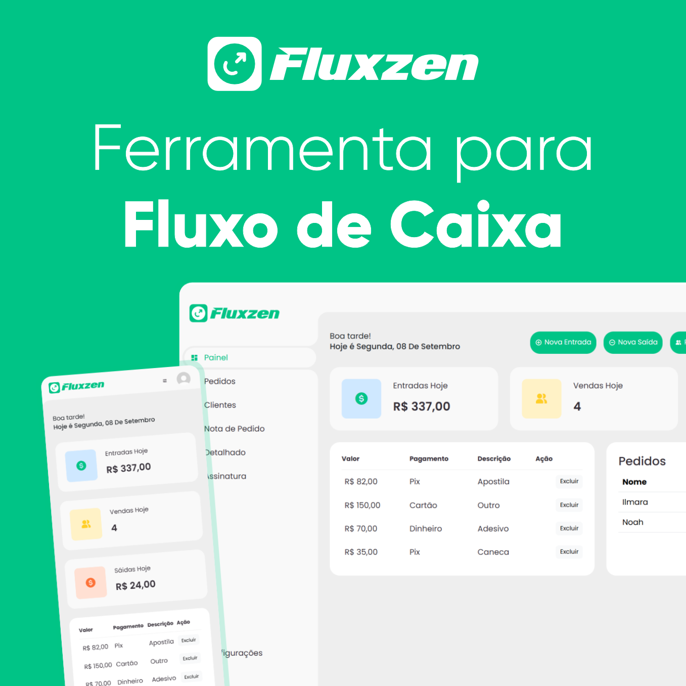 Fluxzen - Seu fluxo de caixa simples